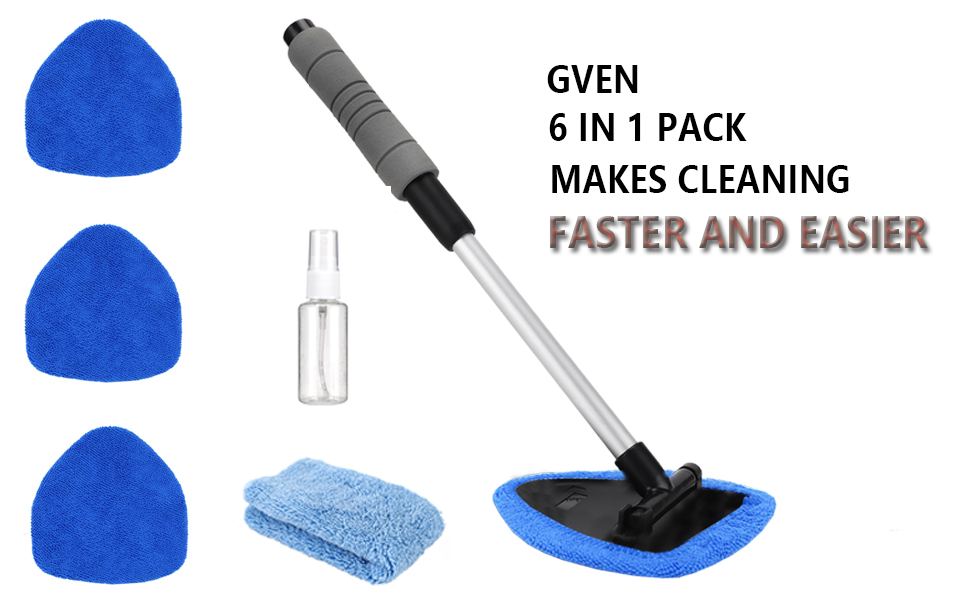 Gven Car Window Cleaner Windshield Cleaning Tool Auto Glass