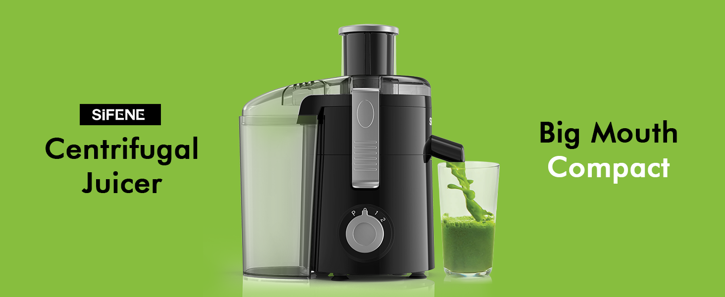 Juicer Machines, SiFENE Compact Big Mouth Centrifugal