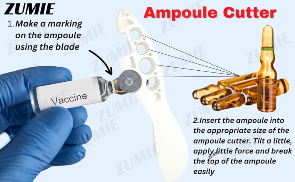 ZUMIE Ampule Breaker, Suitable for Home Daily or Medical Use, Cut The