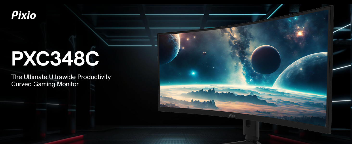 PXC348C Ultimate Ultrawide Productivity Curved Gaming Monitor