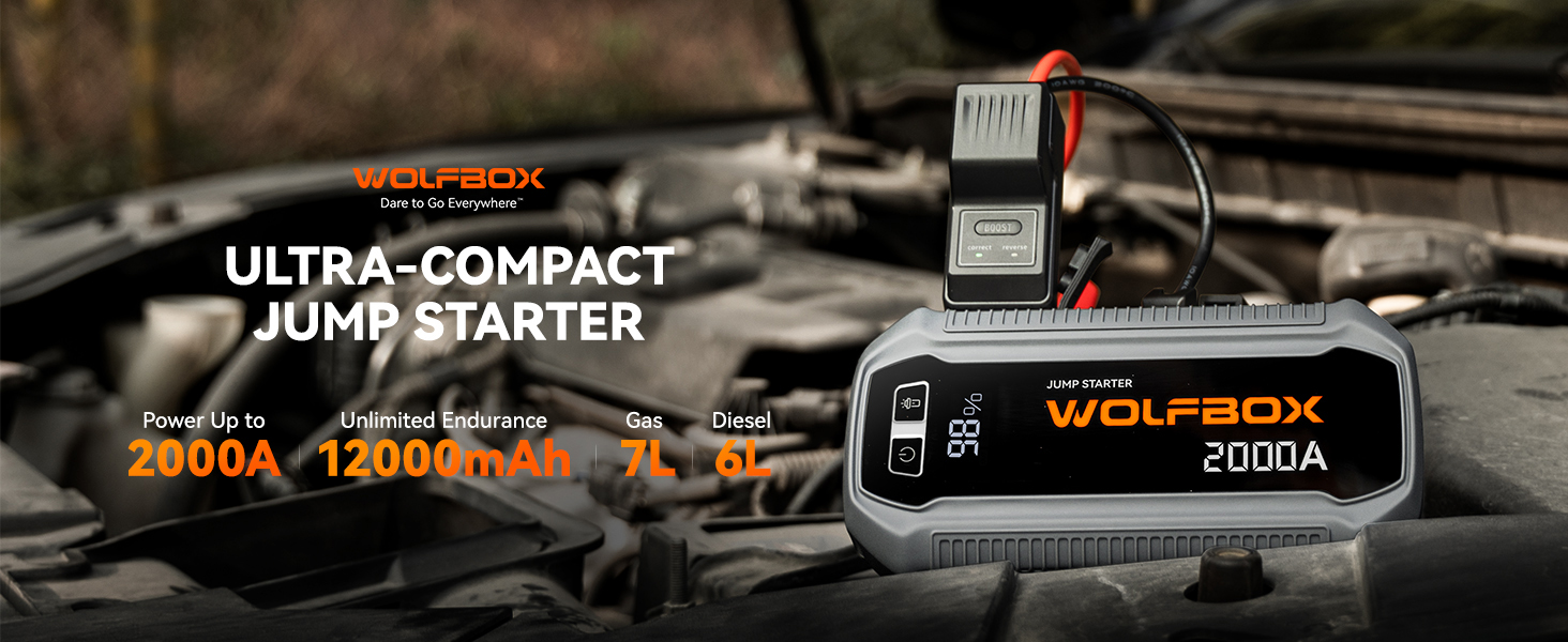 2000A Jump starter