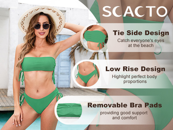 Amazon.com: Scacto Women's Two Piece Swimsuit Bating Suit