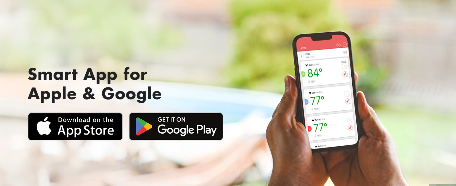 Free smart app for Apple & Google phones