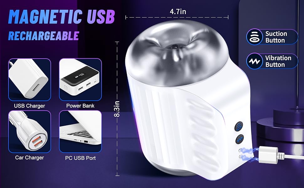 male vibrator charging method