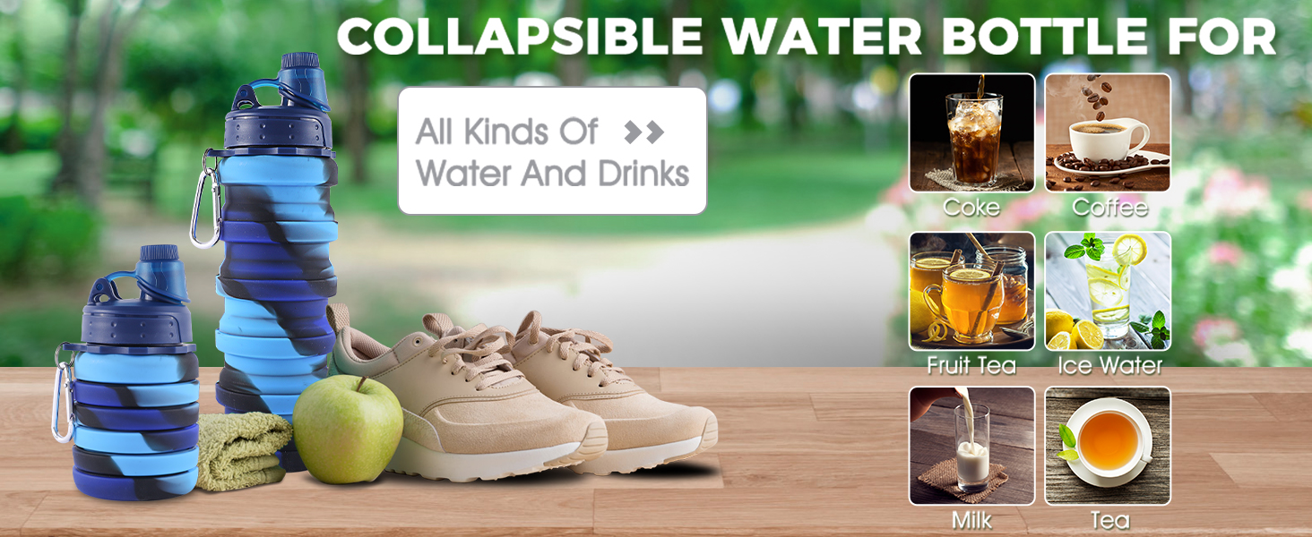 Collapsible Water Bottles for Kids