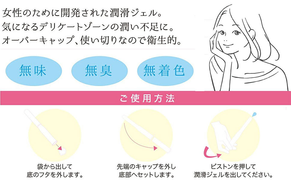 女性の為に作られた「デリケートゾーン」の優しい潤い潤滑ジェル