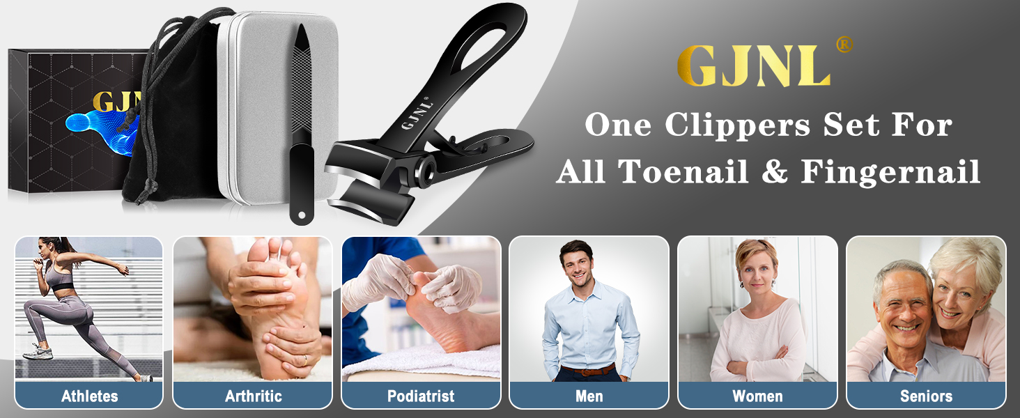 Ultra Wide Jaw Opening Nail Clippers