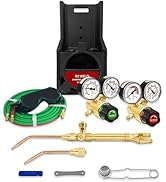 RX WELD Light Duty Portable Brazing Hvac Torch Kit, Oxy Acetylene Torch Kit, Cylinders Not Included