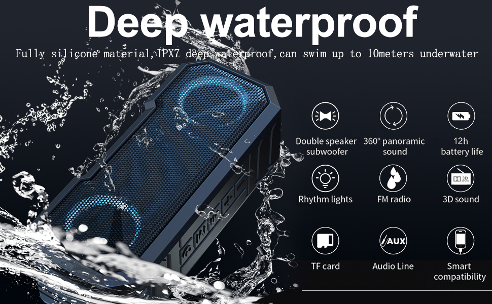 Waterproof Bluetooth speaker