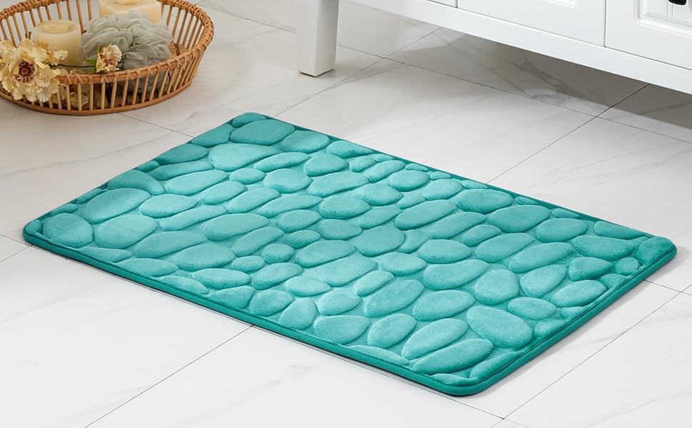 MIULEE Bath Mats Non Slip Memory Foam Bathroom Mat Bath Rug Shower Mat