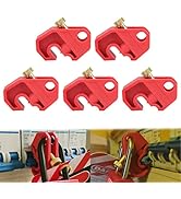 HiLKCO 5 Pack Circuit Breaker Lockout Device Universal Electrical for Loto Sing and Multi Pole Br...