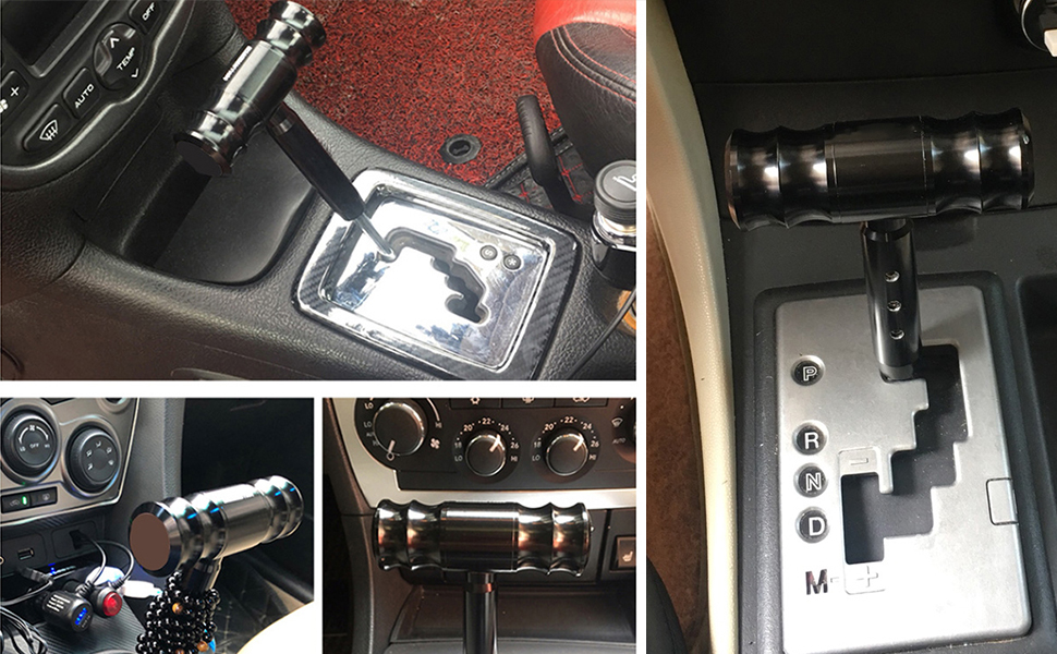 WENJTP THandle Shift Knob Airplane Gear Shift Knob 12mm ID