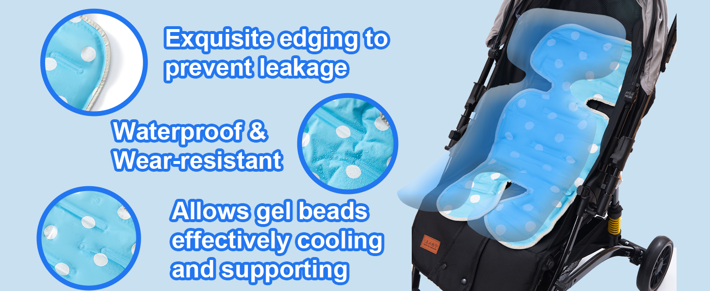 Car seat cooling pad for babies