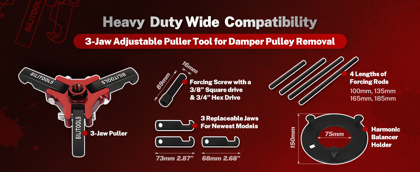 Harmonic Balancer Puller/Installer Set