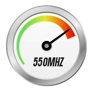 550mhz bandwidth
