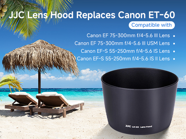 Amazon.com : JJC Camera Lens Hood Shade Fits for Canon RF 75
