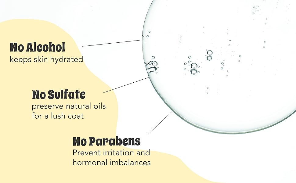 Islandpup natural organic dog shampoo does not have any harsh chemicals