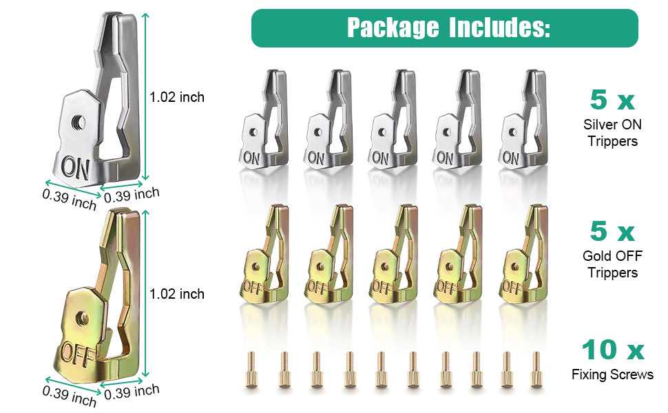 Dreyoo Time Switch Replacement Trippers Kit Compatible with Intermatic