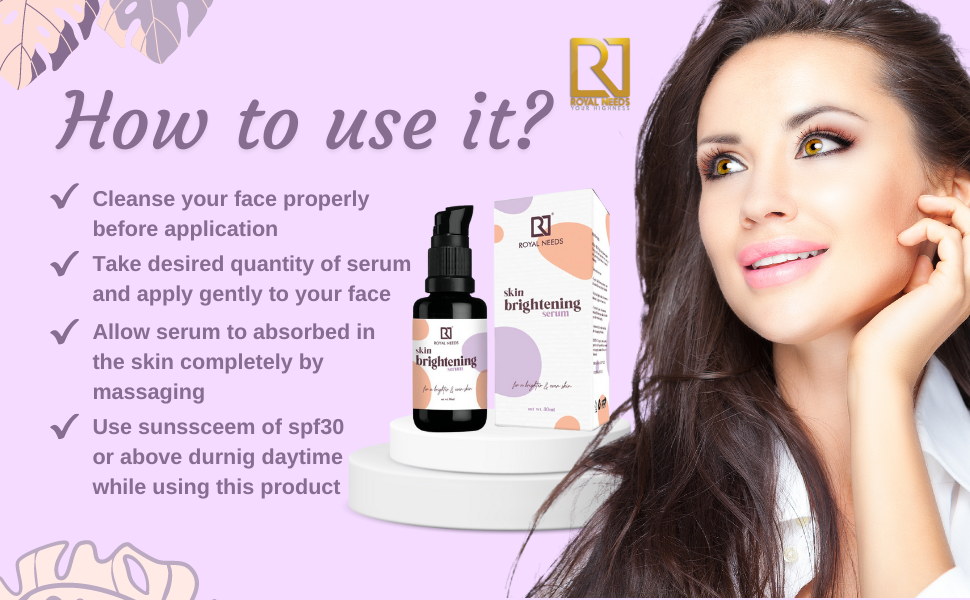 ROYAL NEEDS ; YOUR HIGHNESS Skin Lightening Whitening Serum with Kojic