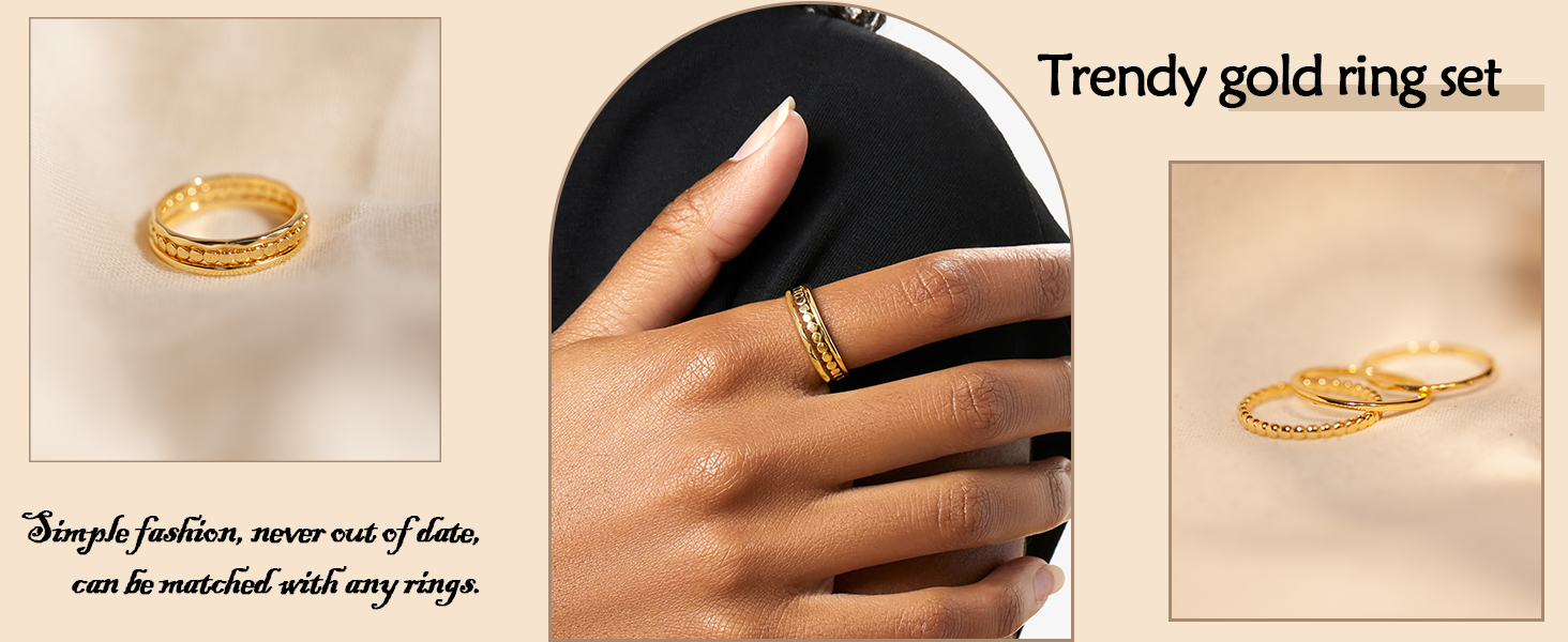 stackable rings for women