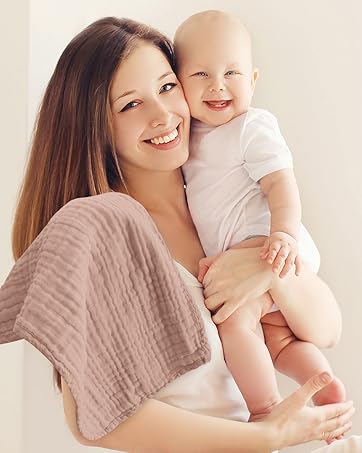 Muslin Baby Burp Clothes