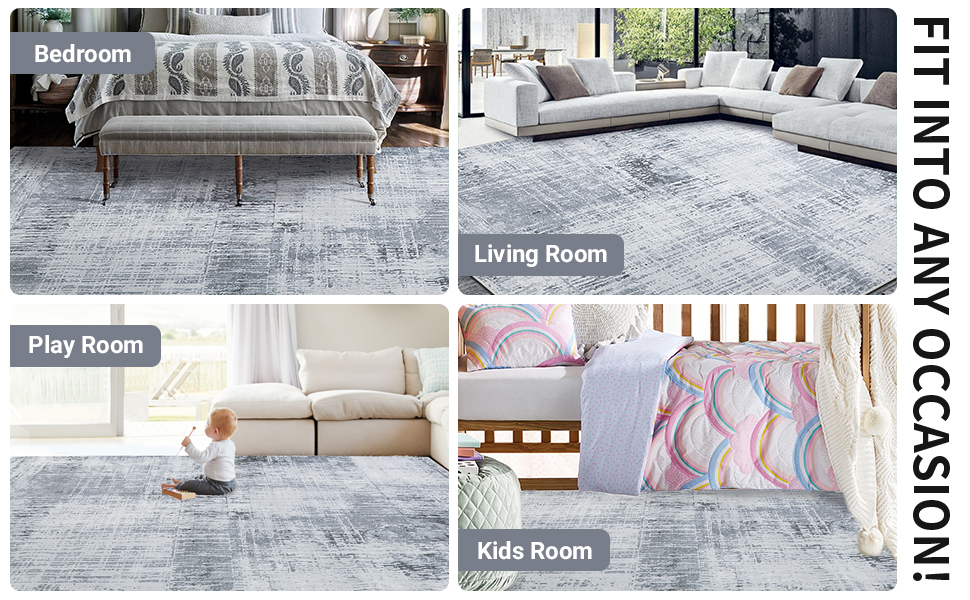 HOMBYS 10x14 ft Modern Abstract Area Rug - Large Non-Slip Boho Carpet for Living Room Bedroom
| HOMBYS 10x14 ft Grey Cf031a58 1925 4d1d Acd8 Dc67c5ef848c. CR0,0,970,600 PT0 SX970 V1