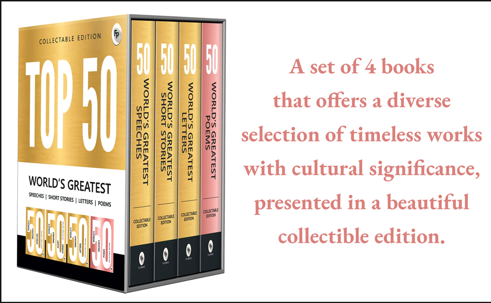 Top 50 Worlds Greatest Short Stories Speeches Letters and Poems