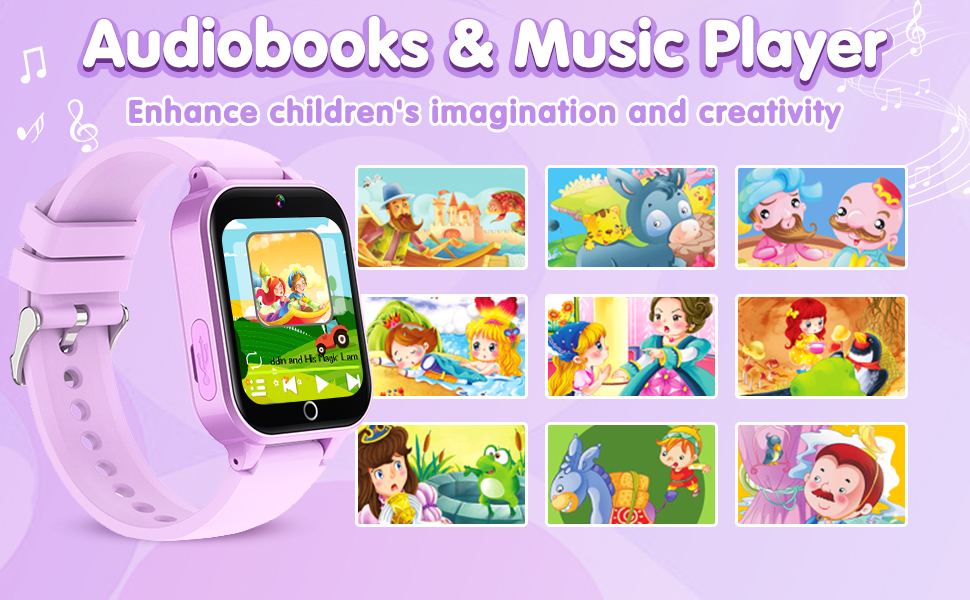 kids watch with audiobook