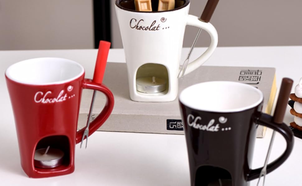 Caneca de derretimento de chocolate