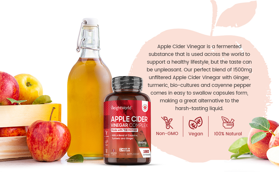 pure apple cider vinegar tablets for weight loss