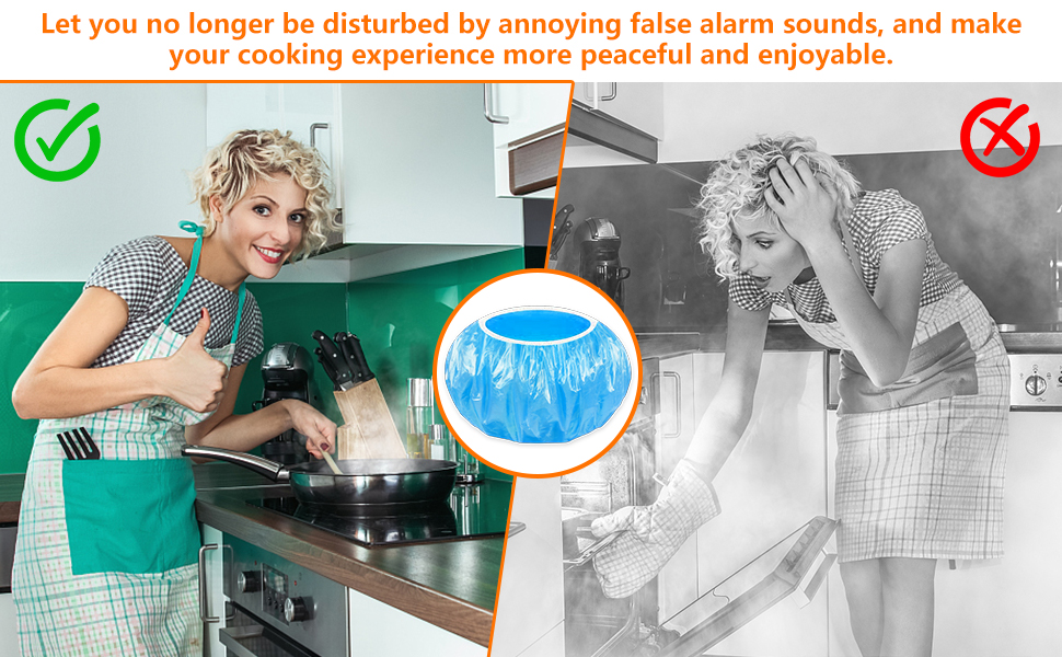 24 PCS Smoke Detector Cover Fire Alarms Cover Dust Cover Paint Cover, 3 Colors Mixed, Stretch