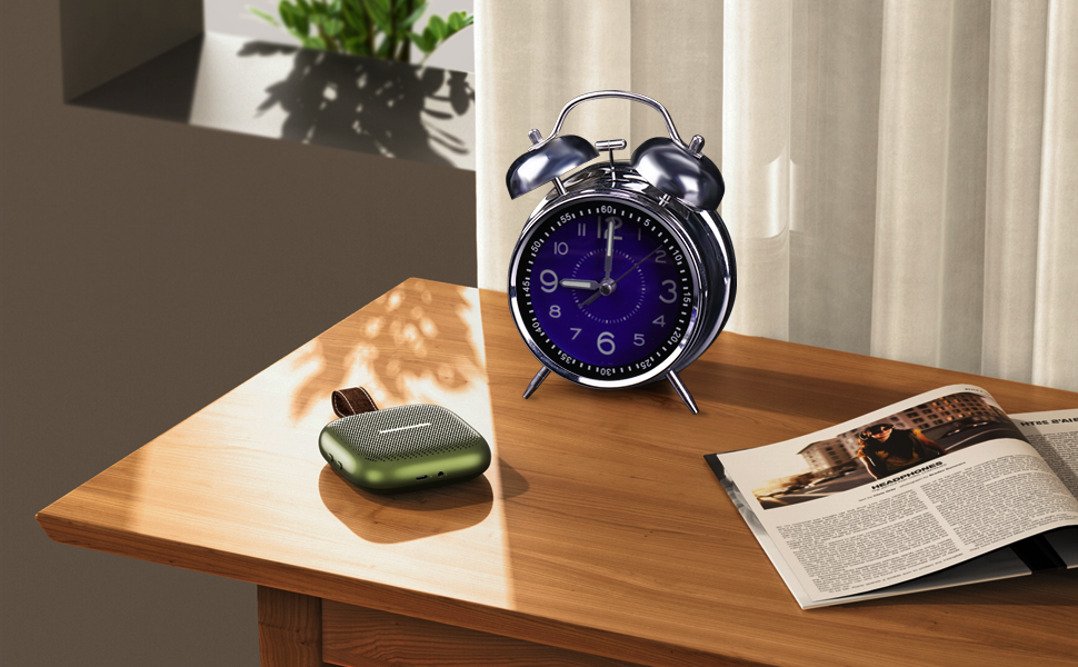 Medxin Loud Alarm Clock, Twin Bell Alarm Clock with