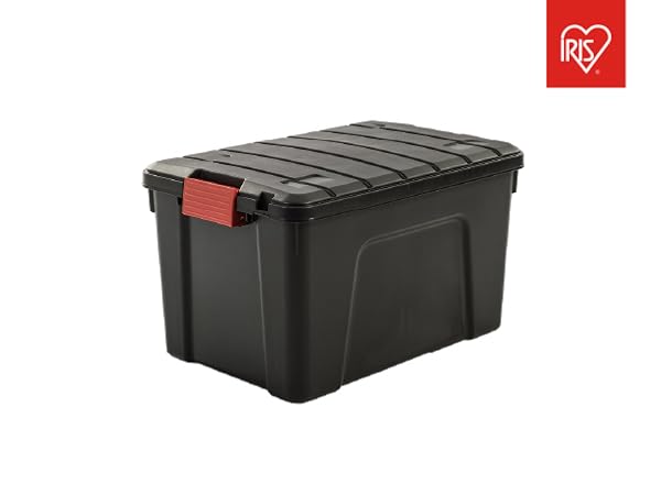 Iris Ohyama, große Kunststoff-Aufbewahrungsbox, 75 l Garagen