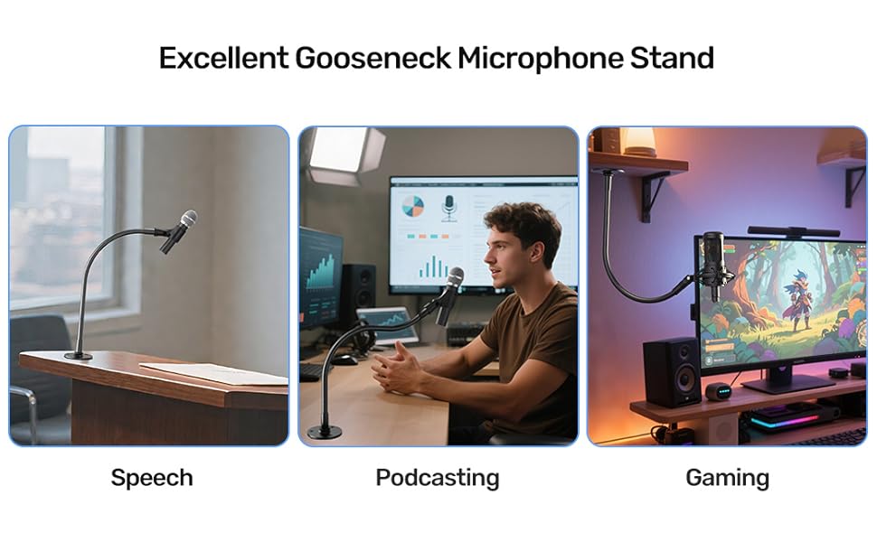 excellent gooseneck arm stand