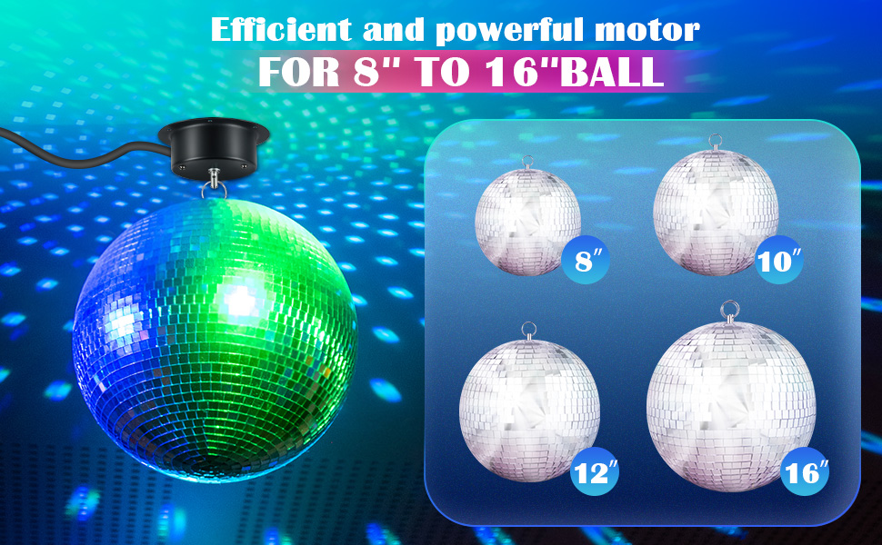 Disco Ball Motor 3Pack, Czgor 3RPM Heavy Duty Mirror Ball Motor, Disco Ball Spinner