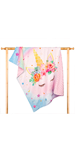 unciorn baby blankets