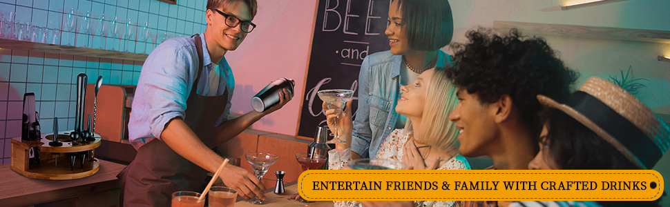 ENTERTAIN FRIENDS & FAMILY WITH CRAFTED DRINKS