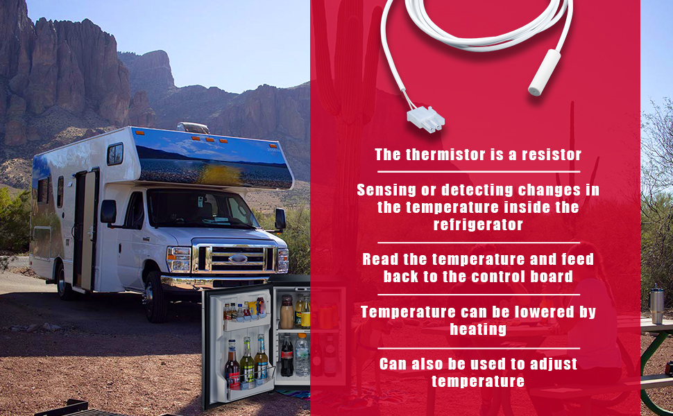 Lisnhlin 3851210025 Thermistor Replacement for Dometic