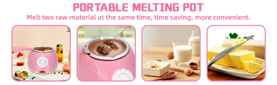 portable melting pot