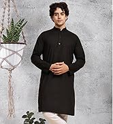 mens black kurta pajama set