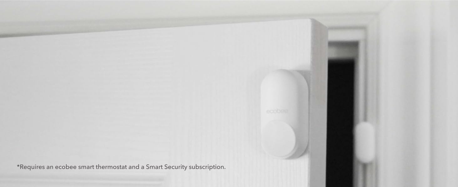 ecobee SmartSensor for Doors and Windows 2Pack, White, Safety