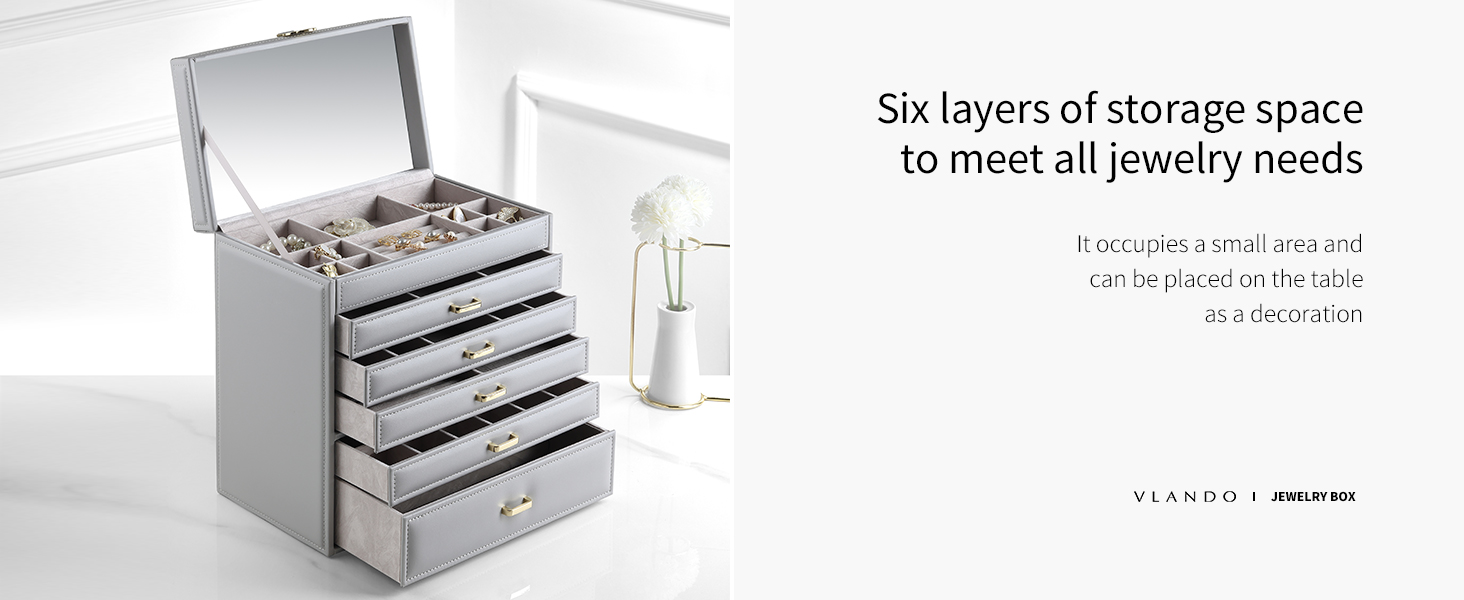 Vlando Large jewelry box