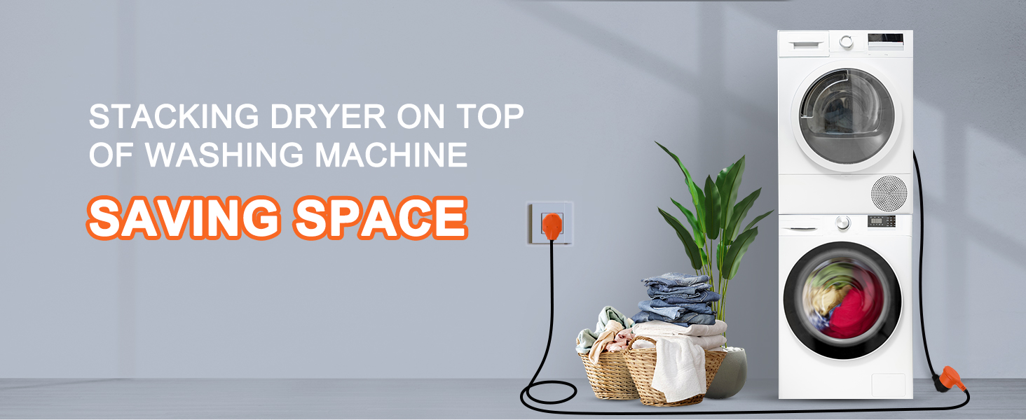 Finderomend 25ft Dryer Extension Cord 3 Prong,30 Amp NEMA