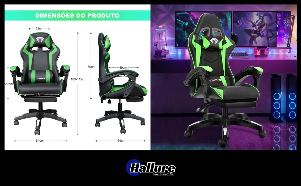 Vários ajustes para se adaptar às suas necessidades, elevando sua experiência de jogo a outro nível