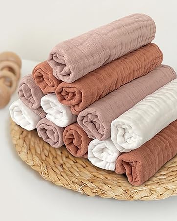 Muslin Baby Burp Clothes