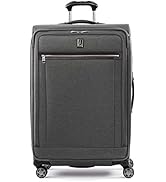 Travelpro Platinum Elite Softside Expandable Spinner Wheel Luggage, Vintage Grey, Checked-Large 2...