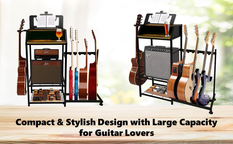 CSSZ Guitar Stand Multiple Guitars, Guitar Amp Stand