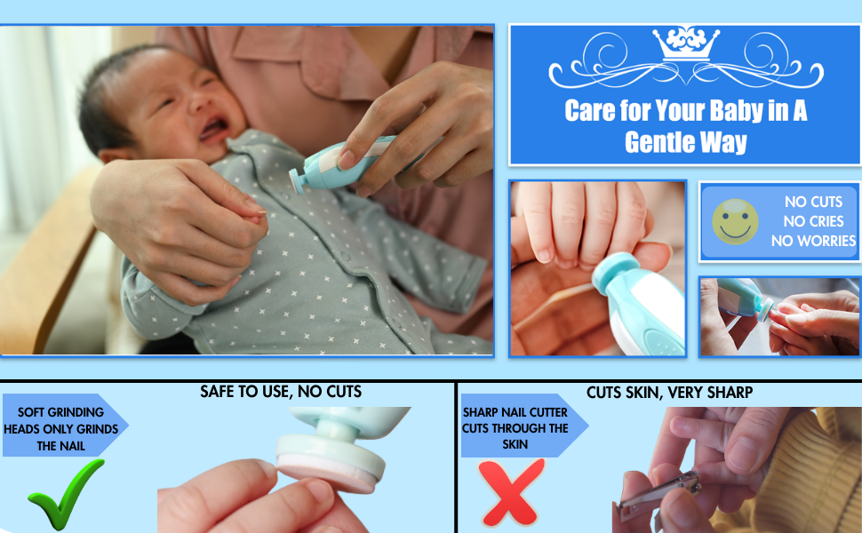 NEW BORN BABY ESSENTIALS INFANT NAIL TRIMMER CUTTER MOM GIFT PACK CARE