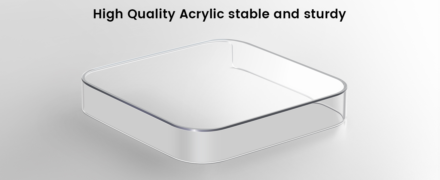 VAYDEER Acrylic Destop Mac Mini Case Compatible with Apple