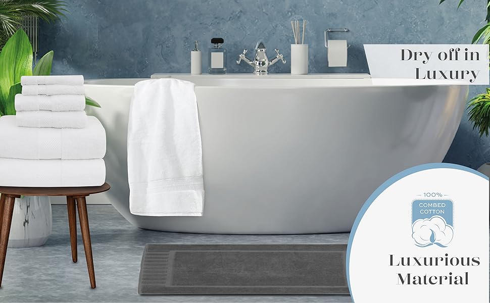 Luxury Bath Sheets Towels for Adults Extra Large Highly Absorbent Hotel Collection